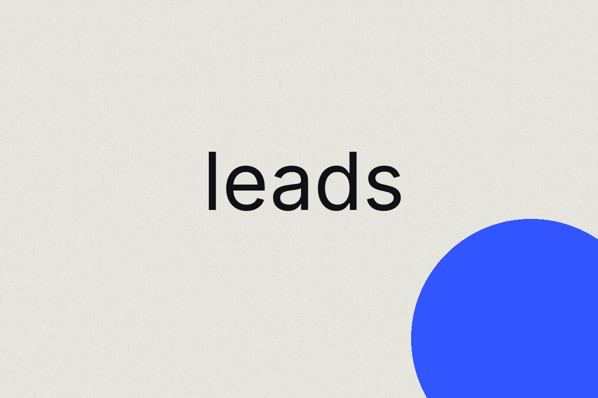 A small business turning website visitors into leads